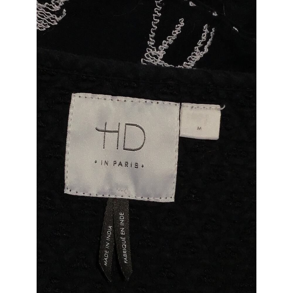 HD in Paris Black Embroidered Savane Tank Top - Picture 6 of 7